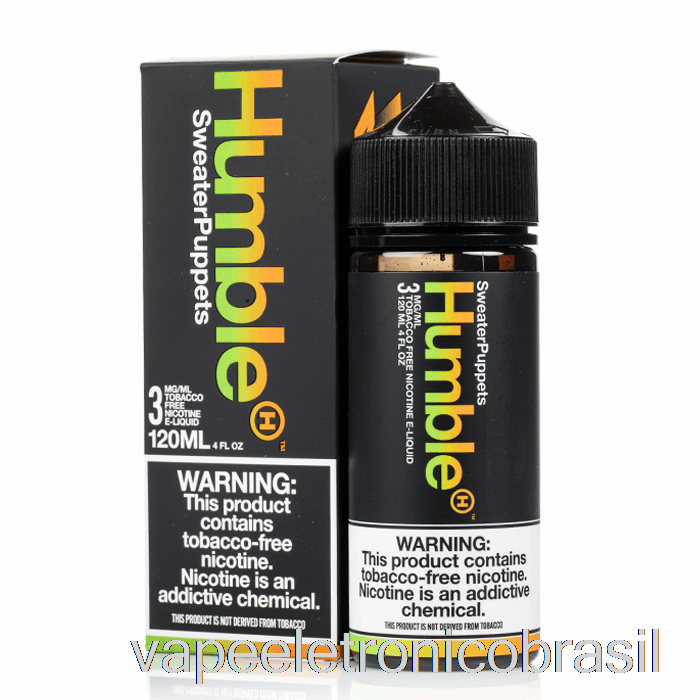 Fantoches De Suéter Eletrônico Vape - Humilde Suco Co. - 120ml 0mg